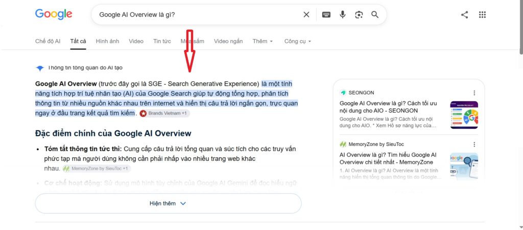 Ai Overview Là Gì? Thay Đổi Cách Làm SEO Ra Sao? 1 Google AI Overview là gì?