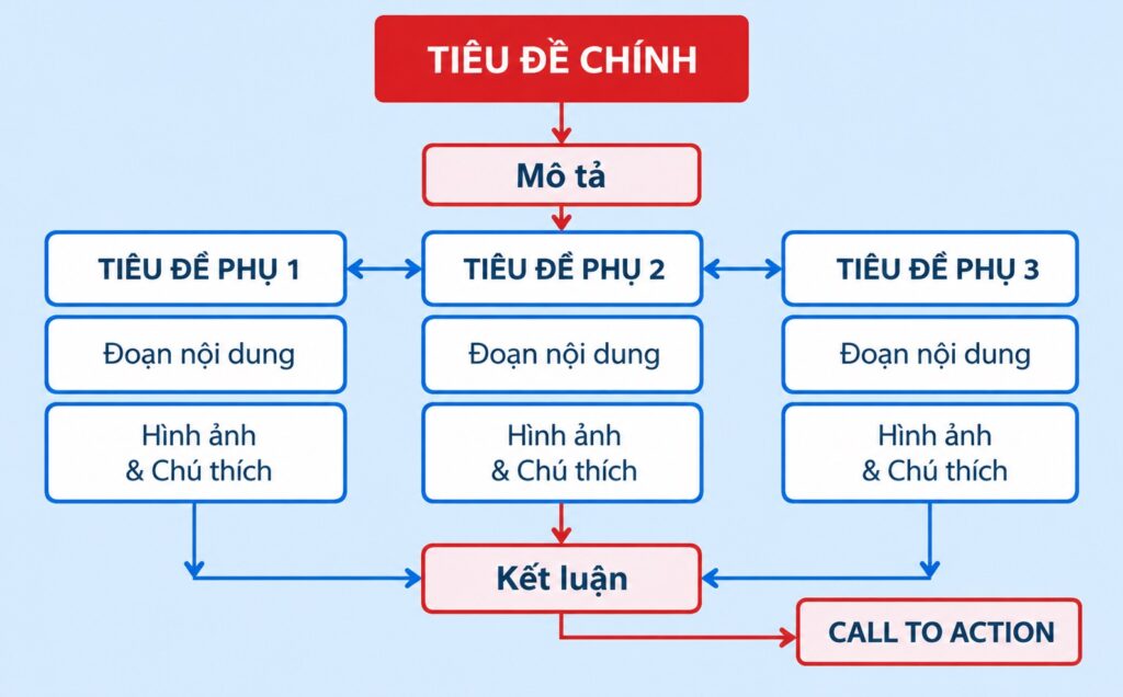 Cách Viết Bài Chuẩn SEO 2026: Cấu Trúc Giúp Bài Viết Lên Top Và Tăng Chuyển Đổi 2 Phân tích cấu trúc bài viết chuẩn SEO hoàn chỉnh